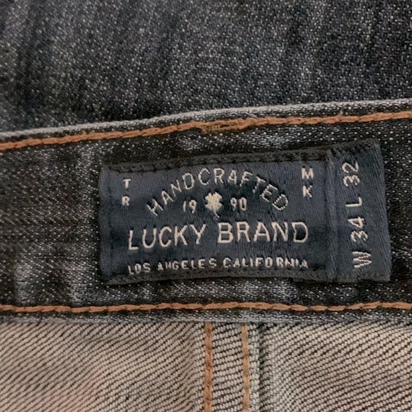 Lucky Brand Jeans, Size W34/L32, Blue Denim - Picture 6 of 9